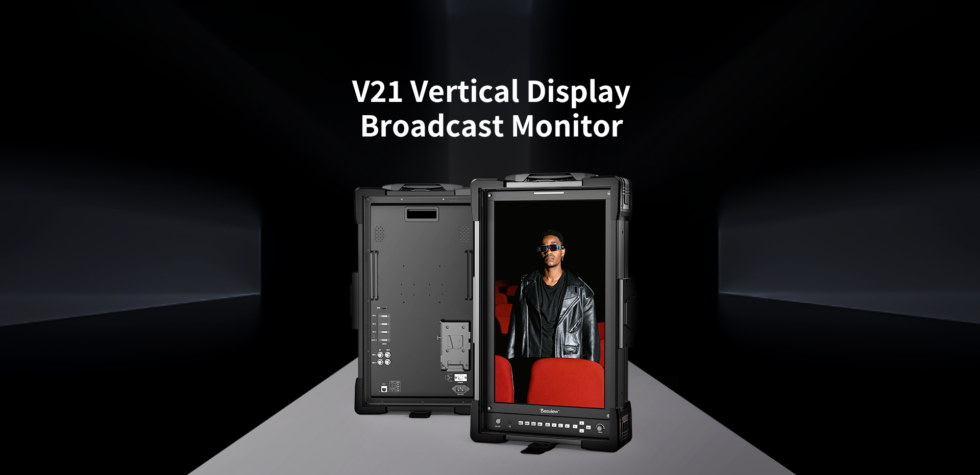 V21 Vertical Screen Broadcast Monitor