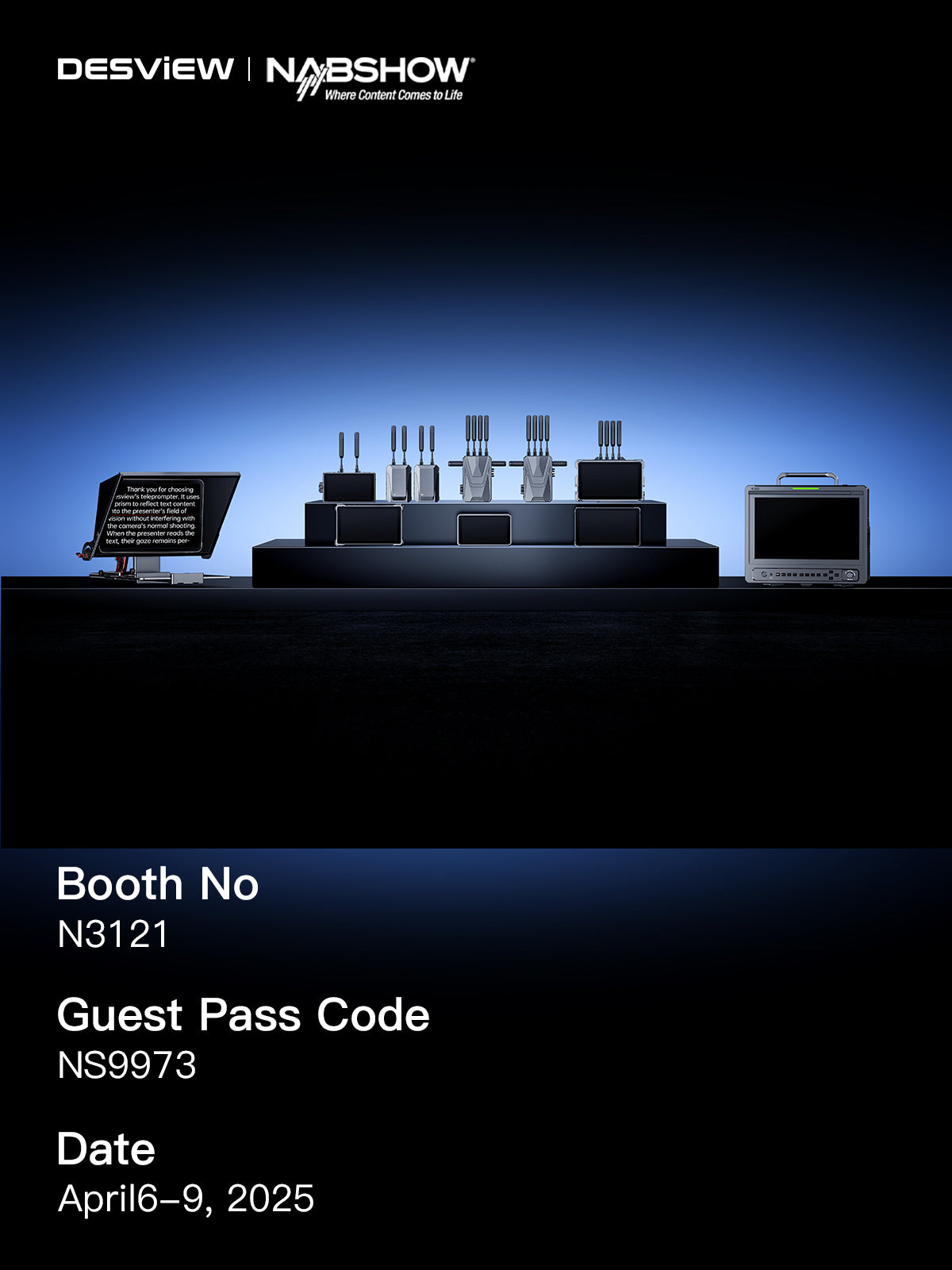 Desview at NAB Show 2025: Where Broadcast Gets Its Big Screens